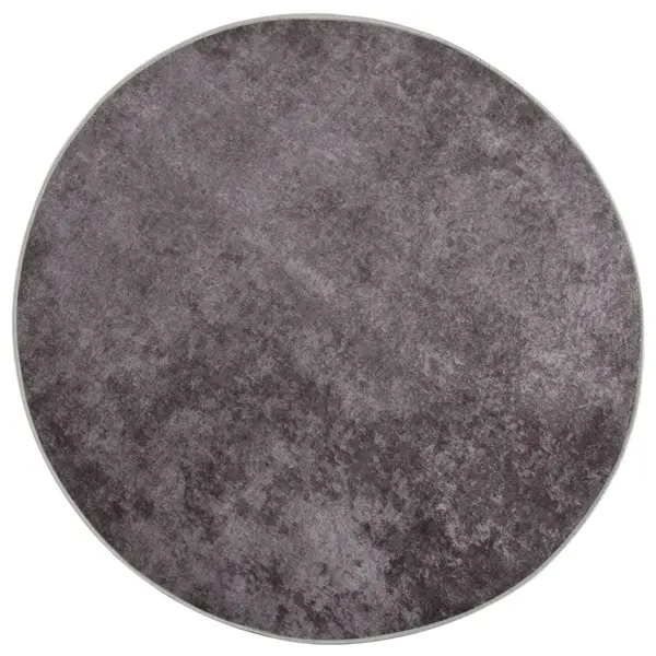 Gossi covor lavabil, gri, φ120 cm , antiderapant