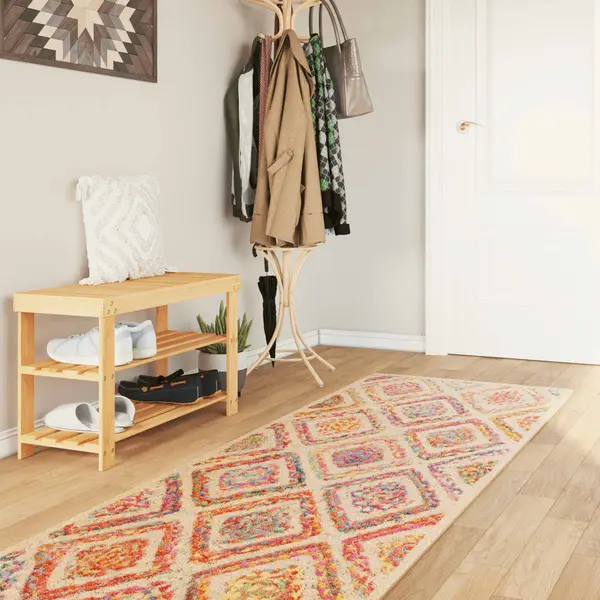 Gossi covor lavabil, multicolor, 80x300 cm, anti-alunecare