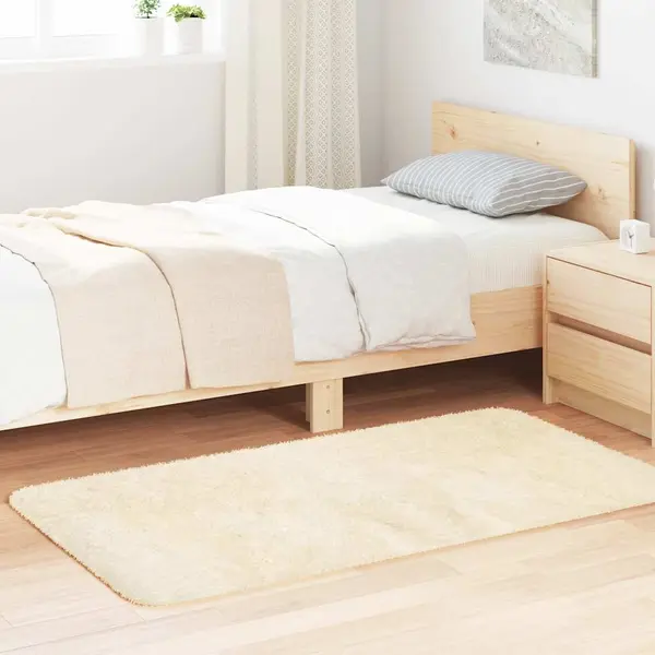 Gossi covor shaggy crem 80x150 cm poliester