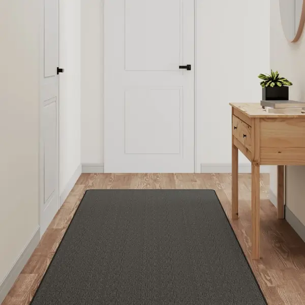 Gossi covor traversa aspect sisal, antracit, 80x150 cm