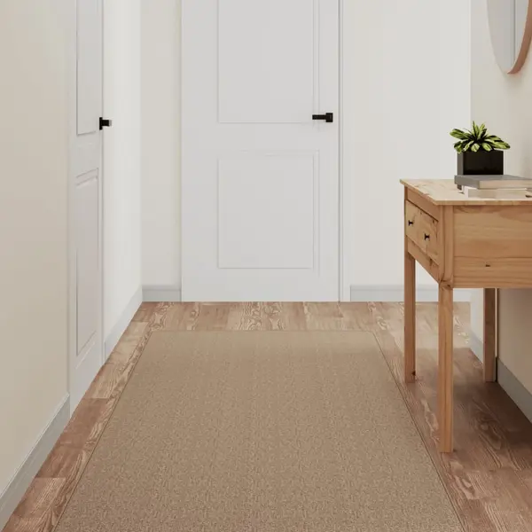 Gossi covor traversa aspect sisal, nisipiu, 80x400 cm