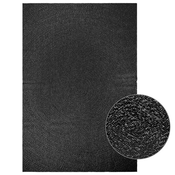 Gossi covor „zizur” antracit aspect iuta pentru interior si exterior