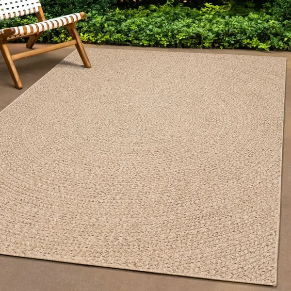 Gossi covor zizur aspect iuta, 80x250 cm, pentru interior si exterior
