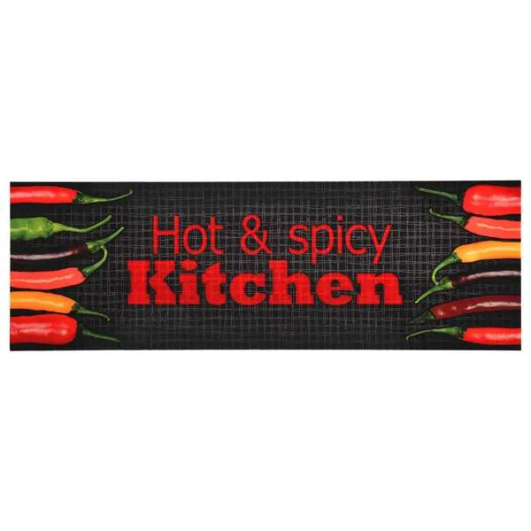 Gossi covoras bucatarie, imprimeu hot & spicy, 60x300 cm, lavabil