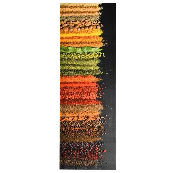 Gossi covoras de bucatarie, lavabil, model condimenete, 60 x 180 cm