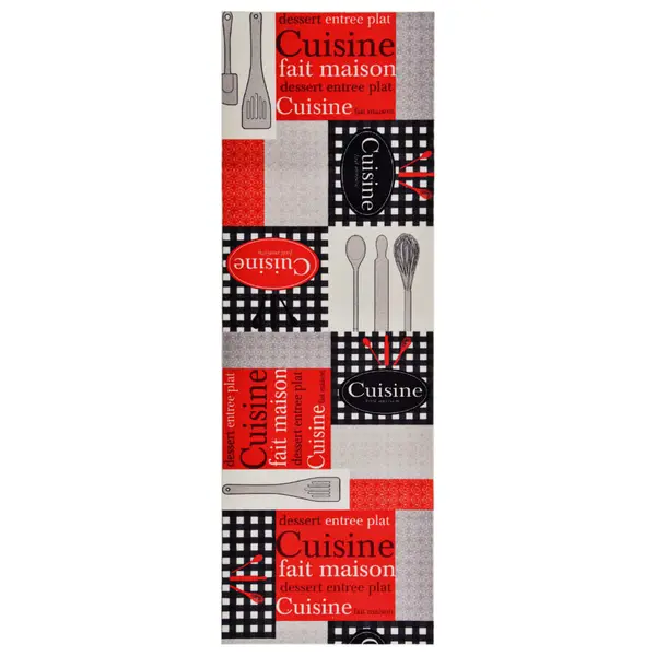 Gossi covoras de bucatarie lavabil, model cuisine, 60 x 180 cm