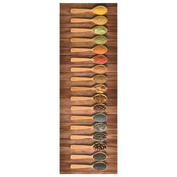 Gossi covoras de bucatarie lavabil, model linguri, 60 x 180 cm