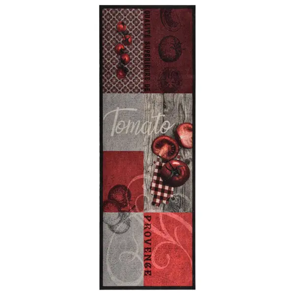 Gossi covoras de bucatarie, lavabil, model tomato, 45x150 cm