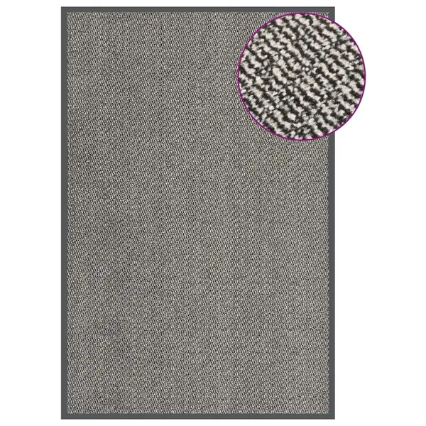 Gossi covoras de intrare cu smocuri, maro deschis, 120x180 cm