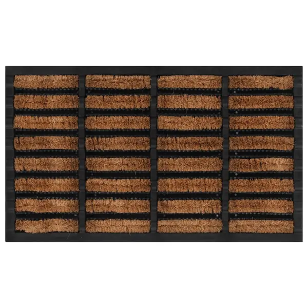 Gossi covoras de usa dreptunghiular, 45x75 cm, cauciuc/nuca cocos
