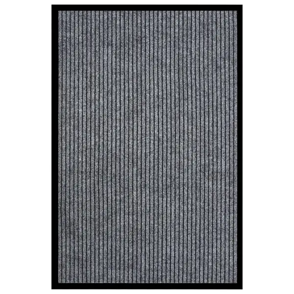 Gossi covoras de usa, gri cu dungi, 80x120 cm
