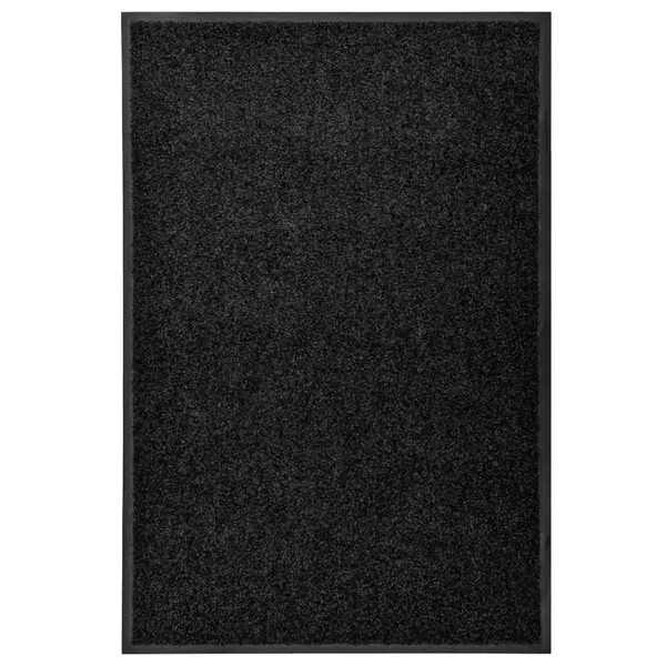 Gossi covoras de usa lavabil, negru, 60 x 90 cm