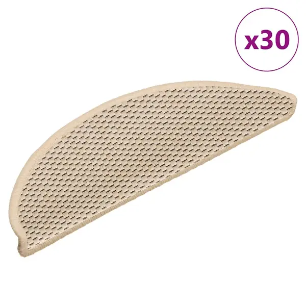 Gossi covorase de scara autoadezive aspect sisal 30 buc. berber