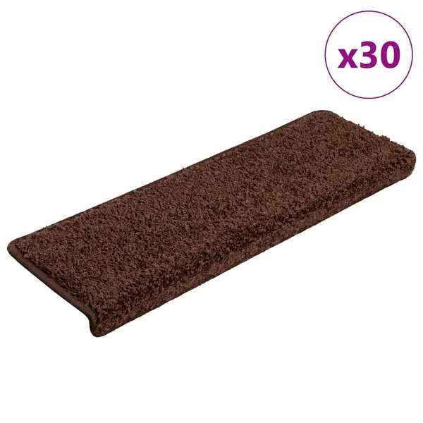 Gossi covorase scara 30 buc 65x21x4 cm maro
