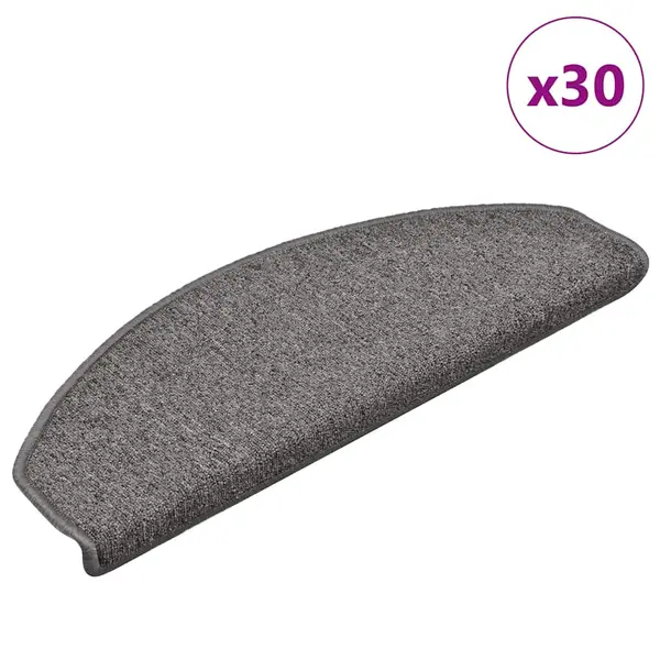 Gossi covorase scara 30 buc gri inchis 65x24x4 cm