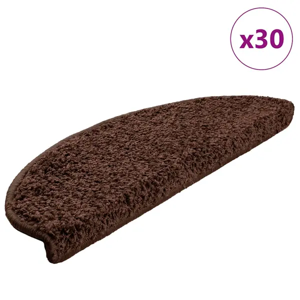 Gossi covorase scara 30 buc maro 65x21x4 cm