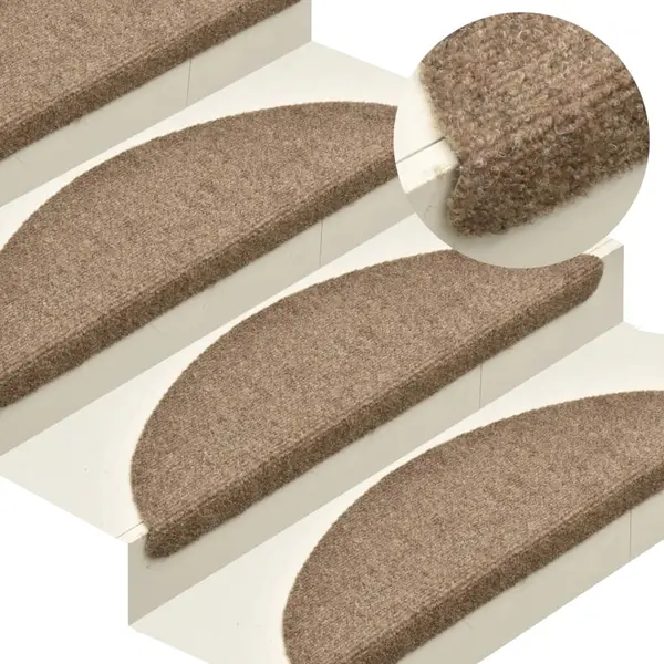 Gossi covorase scari autoadezive 15 buc crem 65x21x4 cm stil punch