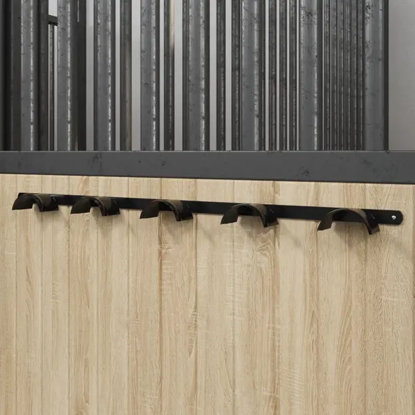 Gossi cuier de capastru pentru 5 capestre, negru, fier