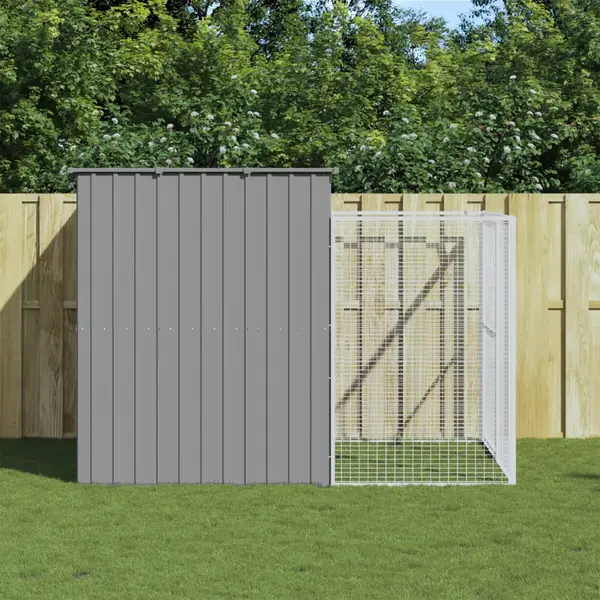 Gossi cusca de caine & tarc gri deschis 214x253x181cm otel galvanizat
