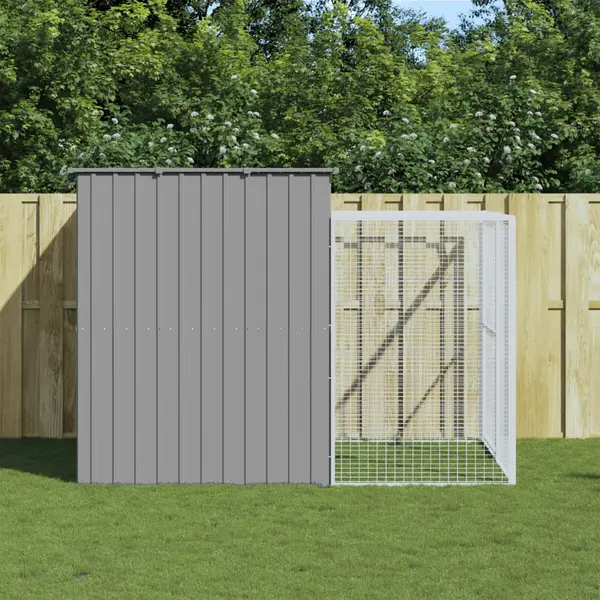 Gossi cusca de caine & tarc gri deschis 214x253x181cm otel galvanizat