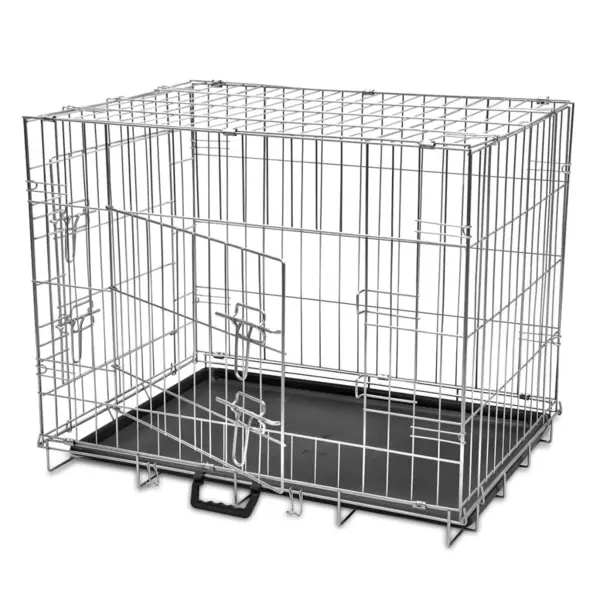 Gossi cusca pentru caini pliabila, metal, m