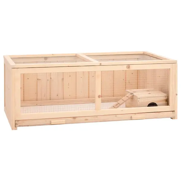 Gossi cusca pentru hamsteri, 104x52x54 cm, lemn masiv de brad