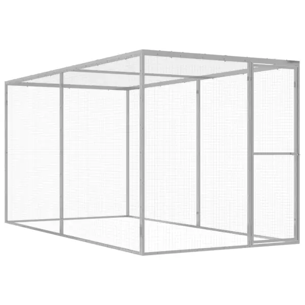 Gossi cusca pentru pisici, 3x1,5x1,5 m, otel galvanizat