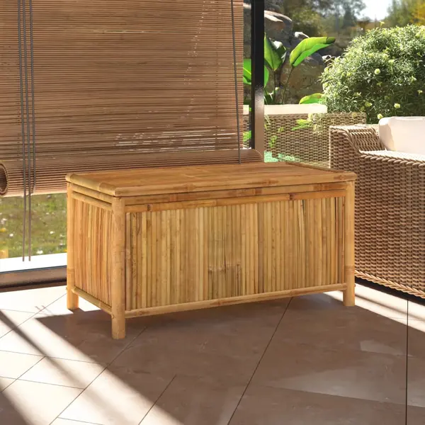 Gossi cutie de depozitare de gradina, 110x52x55 cm, bambus
