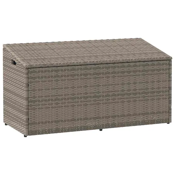 Gossi cutie de depozitare de gradina gri 110x50x58 cm polirattan