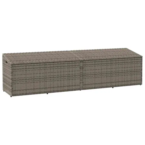 Gossi cutie de depozitare de gradina gri 220x50x58 cm poly ratan