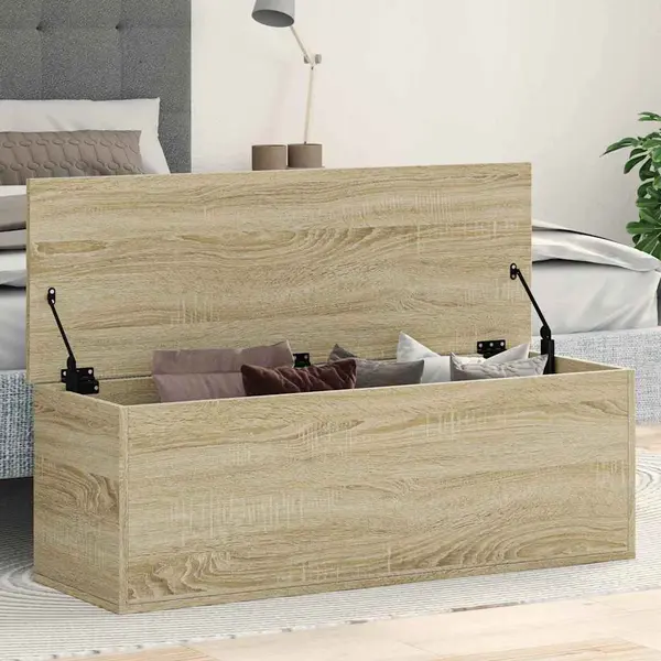 Gossi cutie de depozitare, stejar sonoma, 102x35x35cm, lemn prelucrat