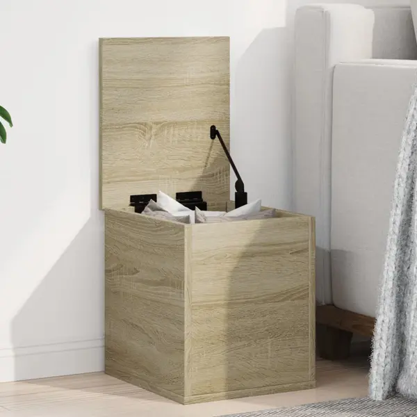 Gossi cutie de depozitare, stejar sonoma, 30x35x35 cm, lemn prelucrat
