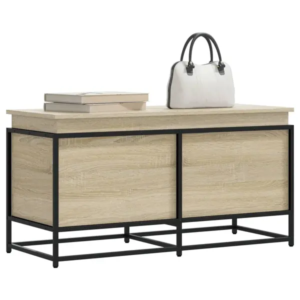 Gossi cutie depozitare stejar sonoma 100x40x51,5 cm lemn prelucrat