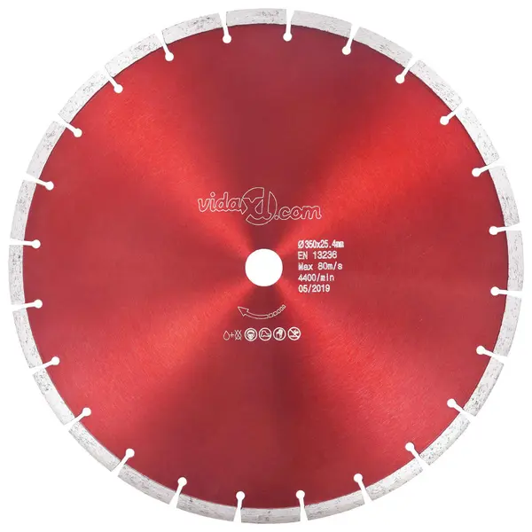 Gossi disc diamantat de taiere, otel, 350 mm