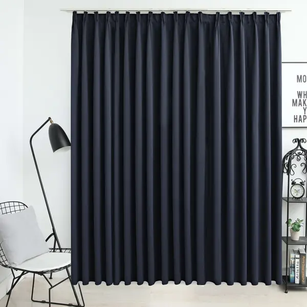 Gossi draperie opaca, antracit, 290 x 245 cm, cu carlige