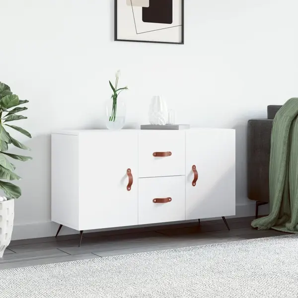 Gossi dulap, alb, 100x36x60 cm, lemn compozit