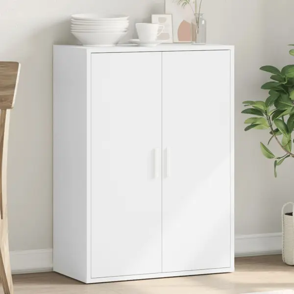 Gossi dulap, alb, 60x31x84 cm, lemn prelucrat