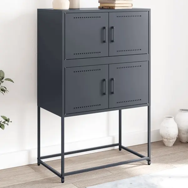 Gossi dulap, antracit, 68,5x38,5x107 cm, otel