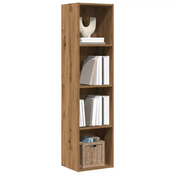 Gossi dulap carti/dulap tv artisan stejar 36x30x143cm lemn prelucrat