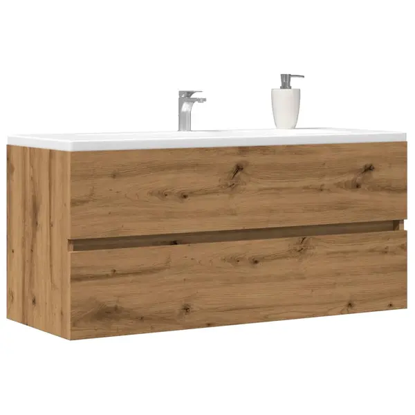 Gossi dulap chiuveta, stejar artizanal, 100x38,5x45 cm lemn prelucrat
