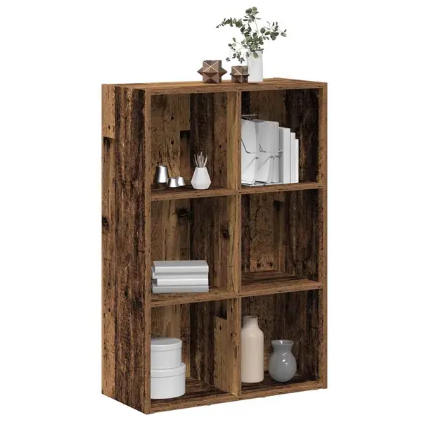 Gossi dulap cu carti/dulfrag lemn vechi 66x30x98 cm lemn prelucrat