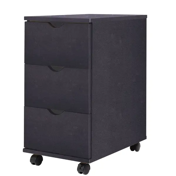 Gossi dulap cu sertare, 33 x 45 x 60 cm, negru