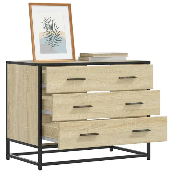 Gossi dulap cu sertare, stejar sonoma, 70x41x56 cm, lemn compozit