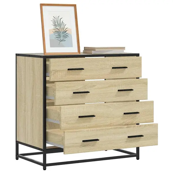 Gossi dulap cu sertare, stejar sonoma, 70x41x70 cm, lemn compozit