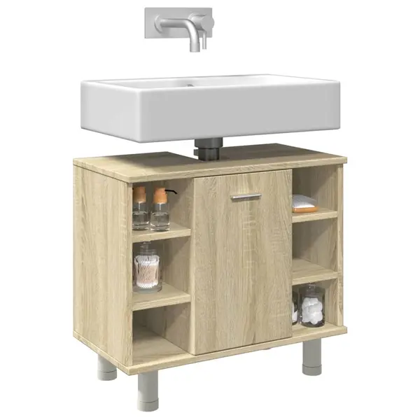 Gossi dulap de baie, stejar sonoma, 60 x 32 x 53,5 cm, pal