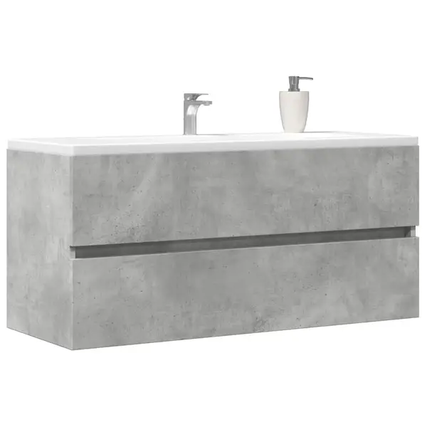 Gossi dulap de chiuveta, gri beton, 100x38,5x45 cm, pal