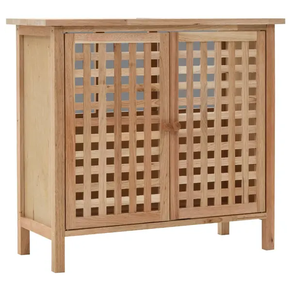 Gossi dulap de chiuveta, lemn masiv de nuc, 66 x 29 x 61 cm