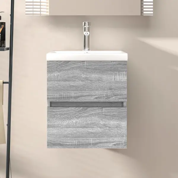 Gossi dulap de chiuveta, sonoma gri, 41x38,5x45 cm, lemn prelucrat
