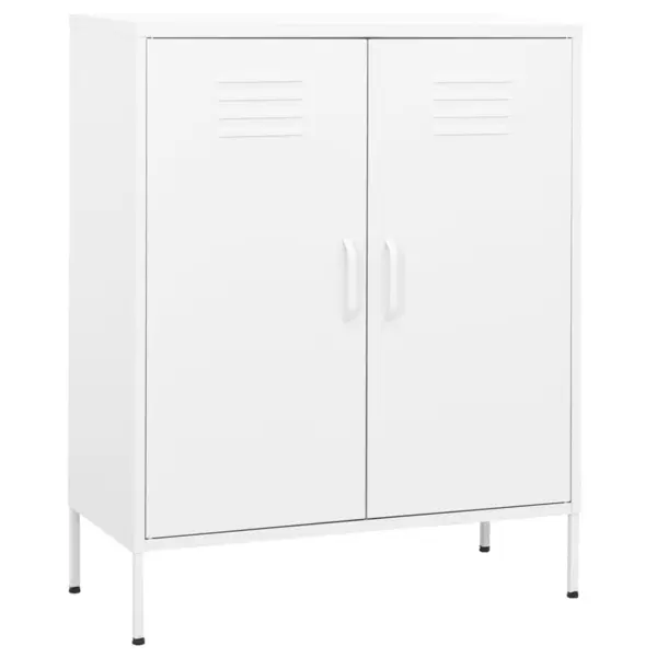 Gossi dulap de depozitare, alb, 80x35x101,5 cm, otel