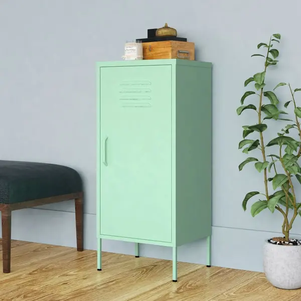 Gossi dulap de depozitare, menta, 42,5x35x101,5 cm, otel